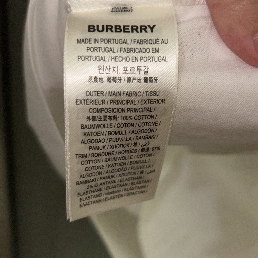 Authentic Burberry unisex shirts M size - Picture 8 of 11